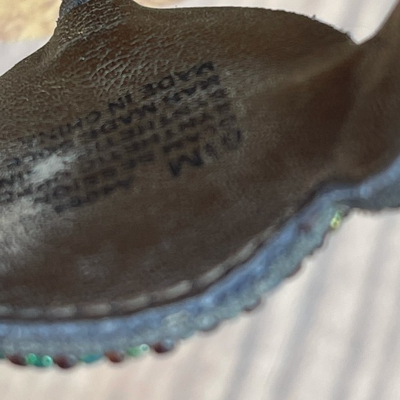 Kenneth Cole Reaction Turquoise Beaded Sandals 6.5 - Picture 5 of 5